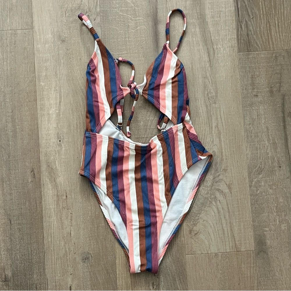 Striped Multicolor Swimsuit